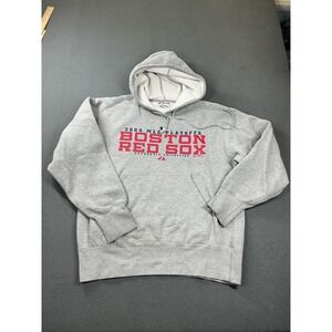 Vintage Boston Red Sox Hoodie Sweatshirt Mens XL Gray MLB Baseball Majestic 2004